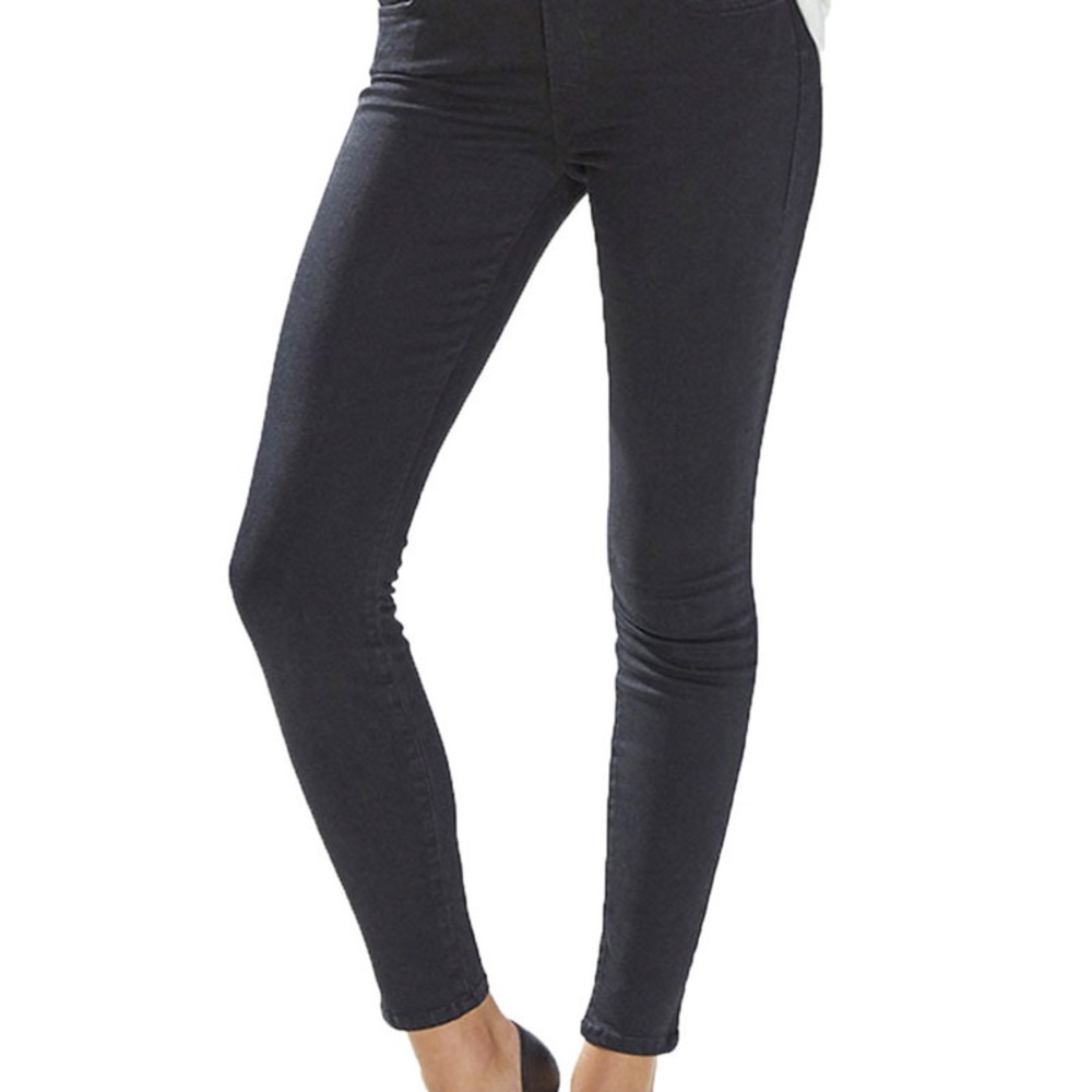Mother The Quickie Charmer Black Skinny Denim jeans size 25